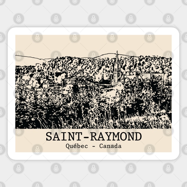 Saint-Raymond - Québec Magnet by Lakeric